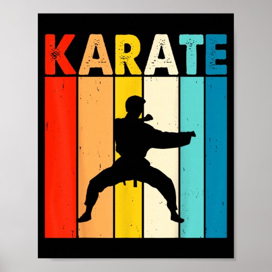 Karate Vintage Poster (Vorne)