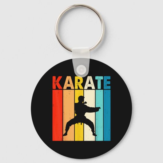 Karate Vintage Schlüsselanhänger (Vorderseite)