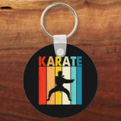 Karate Vintage Schlüsselanhänger (Vorderseite)