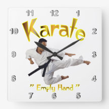 Karate Wall Uhr