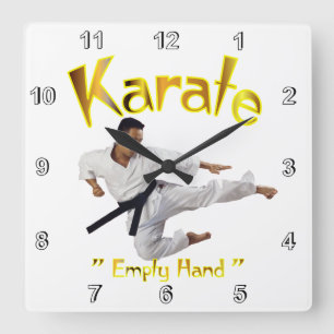 Karate Wall Uhr