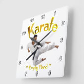 Karate Wall Uhr (Winkel)