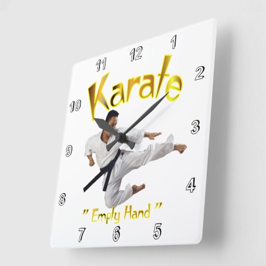 Karate Wall Uhr (Winkel)