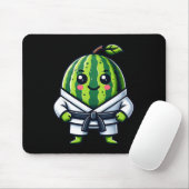 Karate Watermelon Champion Mousepad (Mit Mouse)