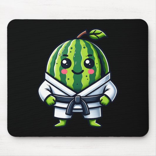 Karate Watermelon Champion Mousepad (Vorne)