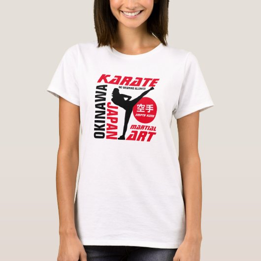 Karate Woman T-Shirt (Vorderseite)