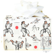 Karate Wrapping Paper Geschenkpapier