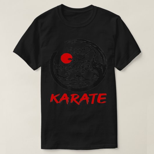 Karate Yin Yang bonsai tree T-Shirt (Design vorne)