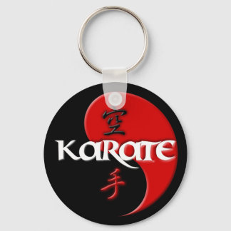 Karate Yin Yang Dark Key Chain Schlüsselanhänger
