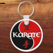 Karate Yin Yang Key Chain Schlüsselanhänger (Vorderseite)