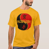 Karate Yin Yang T - Shirt (Vorderseite)