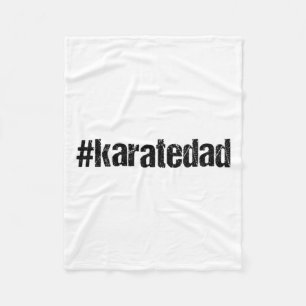 Karatedad Lustiger Karate-Vater T-Shirt  Fleecedecke