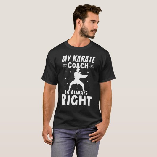 Karatefor Karate Students Karate Coach T-Shirt (Vorne ganz)