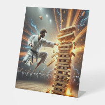 Karateka Breaking Boards - Dynamic Martial Arts Ho