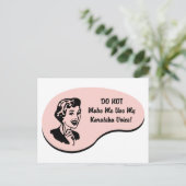 Karateka Voice Postkarte (Stehend Vorderseite)