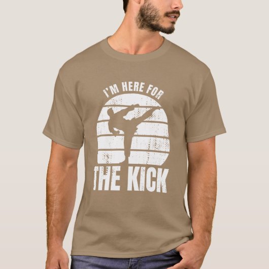 Karateka Zitat retro T-Shirt (Vorderseite)