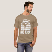 Karateka Zitat retro T-Shirt (Vorne ganz)