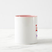 KarateKat Frieden-undLiebe Tasse (Mittel)