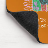 Karatekat-Grafik"Nickerchen" mousepad (Ecke)