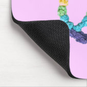 Karatekat-Grafikfriedensmousepad Mousepad (Ecke)