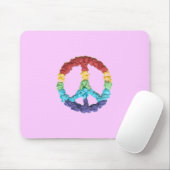 Karatekat-Grafikfriedensmousepad Mousepad (Mit Mouse)