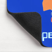 Karatekat-Rakete Identifikation mousepad (Ecke)