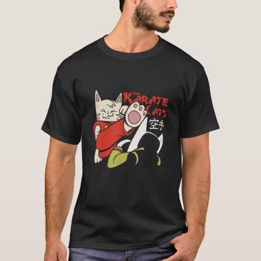 Karatekatze T-Shirt (Vorderseite)