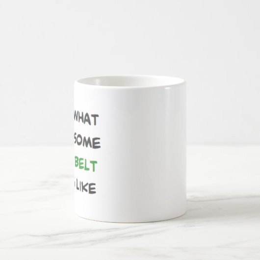 Karatengürtel grün, phantastisch kaffeetasse (Mittel)