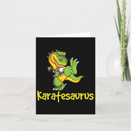 Karatesaurus - Selbstverteidigung der Kampfkünste Karte (Vorderseite)
