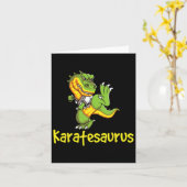 Karatesaurus - Selbstverteidigung der Kampfkünste Karte (Gelbe Blume)