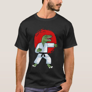 Karatesaurus T Rex Karate Lustiger Dinosaurier Kar T-Shirt