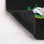 Karatesaurus Trex Karate Lustiger Dinosaurier Mart Mousepad (Ecke)
