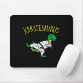 Karatesaurus Trex Karate Lustiger Dinosaurier Mart Mousepad (Mit Mouse)