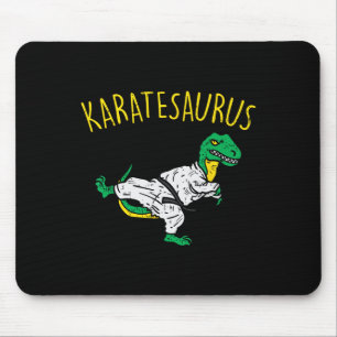 Karatesaurus Trex Karate Lustiger Dinosaurier Mart Mousepad