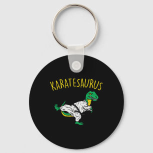 Karatesaurus Trex Karate Lustiger Dinosaurier Mart Schlüsselanhänger