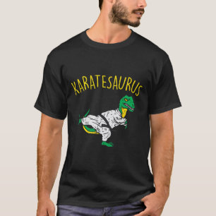 Karatesaurus Trex Karate Lustiger Dinosaurier Mart T-Shirt