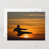 Karatschlag bei Sonnenaufgang Postkarte (Vorne/Hinten)
