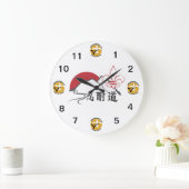 Karattakuhr Große Wanduhr (Zuhause)