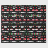Karavan Weihnachtsdekor Wrapping Paper Geschenkpapier (Flach)