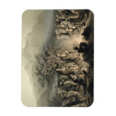 Karawana, armenische Kaufleute, Transkaukasien, Pl Magnet (Vertikal)