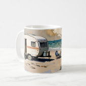 Karawane am Strand Kaffeetasse (Vorderseite Links)