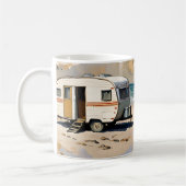 Karawane am Strand Kaffeetasse (Links)