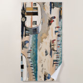 Karawane am Strand Strandtuch (Vorderseite)