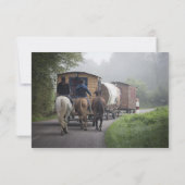 Karawane und Pferde Ankündigung (Rückseite)