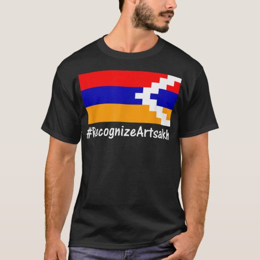 Karbakh Armenia Artsakh Flagge #Erkennen T-Shirt (Vorderseite)