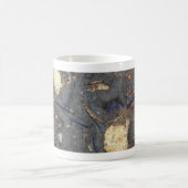 Karbonatsfelsen mit Fossilien Kaffeetasse (Mittel)