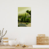 Karboniferwald Poster (Küche)