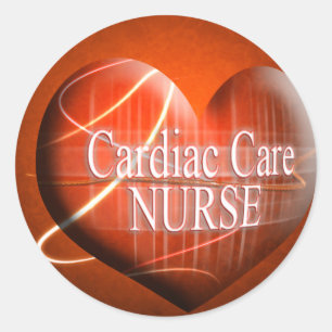 KARDIAC CARE (HERZ) NURSE RUNDER AUFKLEBER