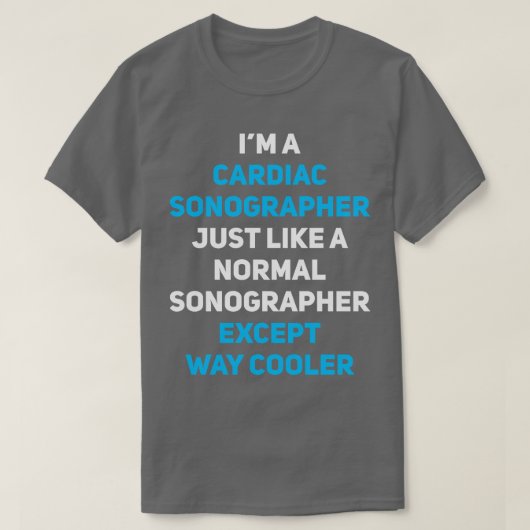 Kardiale Sonographin 2 T-Shirt (Design vorne)