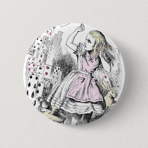 Kardiert angreifende Alice Button